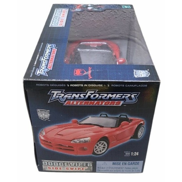 TRANSFORMERS Side Swipe Alternators Figure Dodge Viper Complete - Picture 4 of 5
